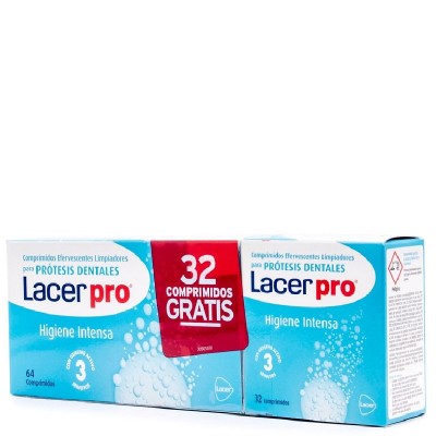 PACK Lacer Pro Limpiador Prótesis Dental 64...