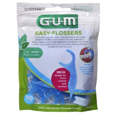 Gum Easy-Flossers Hilo Dental con Cera 30 Uds