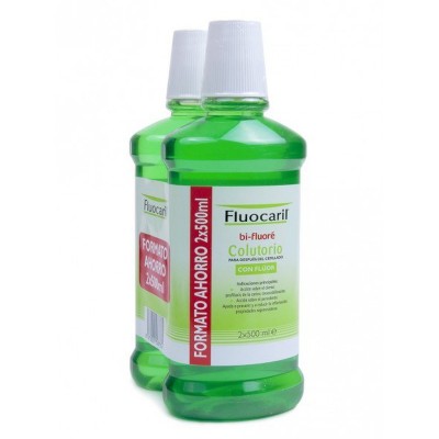 DUPLO Fluocaril Bi-Fluoré Colutorio 500ml+500ml
