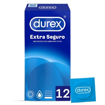 Durex Extra Seguro Preservativos 12 Uds