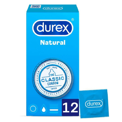 Durex Natural Preservativos 12 Uds