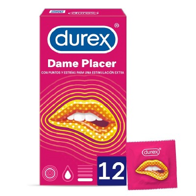 Durex Dame Placer Preservativos 12 Uds