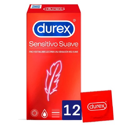 Durex Sensitivo Suave Preservativos 12 Uds