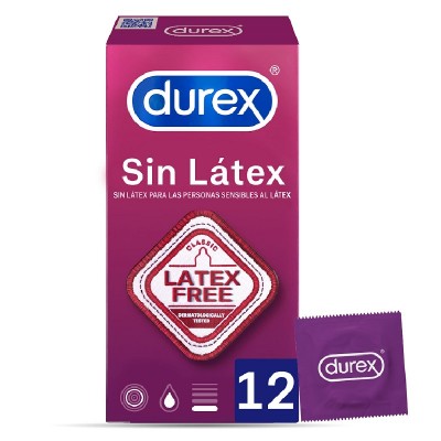 Durex Sin Latex Preservativos 12 Uds