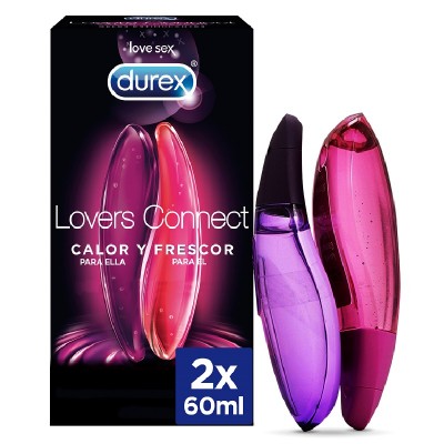 Durex Lovers Connect Calor y Frescor 2x60ml