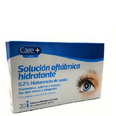 Care+ Solución Oftálmica Hidratante 20 Viales Unidosis 0.5ml