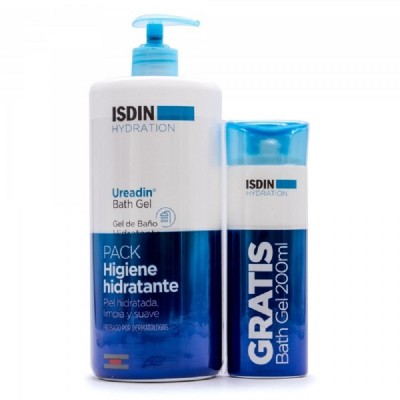 PACK Isdin Ureadin Gel de Baño Hidratante 1L+200ml GRATIS