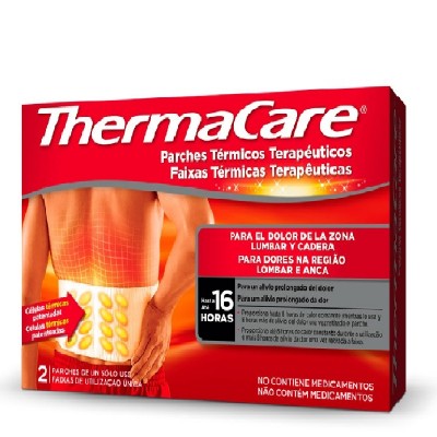 Thermacare Parches Térmicos Zona Lumbar y Cadera 2 Uds
