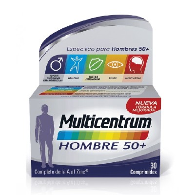 Multicentrum Hombre 50+ 30 Comprimidos