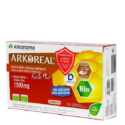 Arkopharma Arkoreal Jalea Real Fresca Forte Plus 1500mg 20 Ampollas