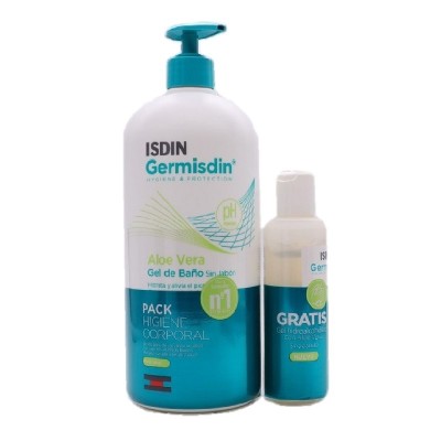 PACK Germisdin Gel de Baño Aloe Vera 1L+120ml GRATIS Germisdin Gel Hidroalcohólico