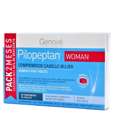 Pilopeptan Woman Comprimidos Cabello Mujer 60 Uds