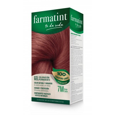 Farmatint Gel de Coloración Permanente 7M Rubio Caoba