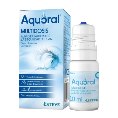 Aquoral Gotas Oftálmicas Lubricantes Estériles 10ml