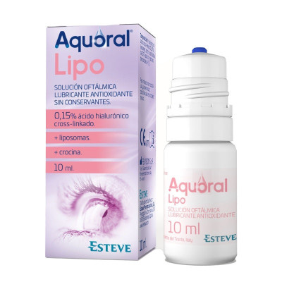 Aquoral Lipo Gotas Oftálmicas Lubricantes Estériles 10ml