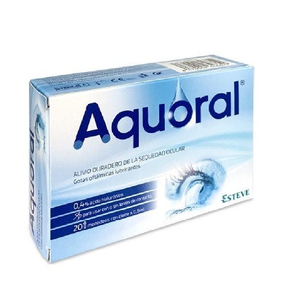 Aquoral Gotas Oftálmicas Lubricantes 20 Monodosis