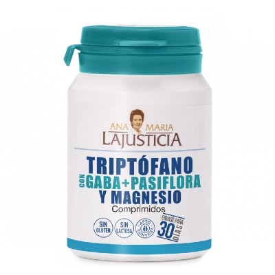 Ana María Lajusticia Triptófano con GABA+Pasiflora y Magnesio 60 Comprimidos