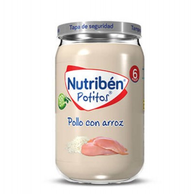 Nutribén Potitos Pollo con Arroz 235g