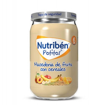 Nutribén Potitos Macedonia de Fruta con Cereales 235g