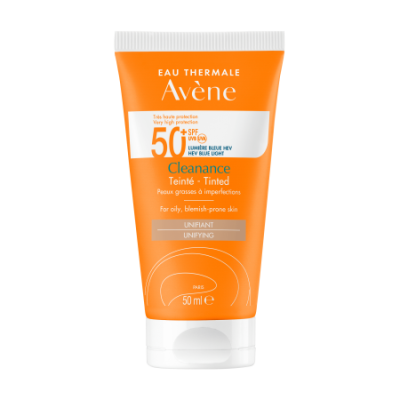 Avène Cleanance SPF 50+ con Color 50ml